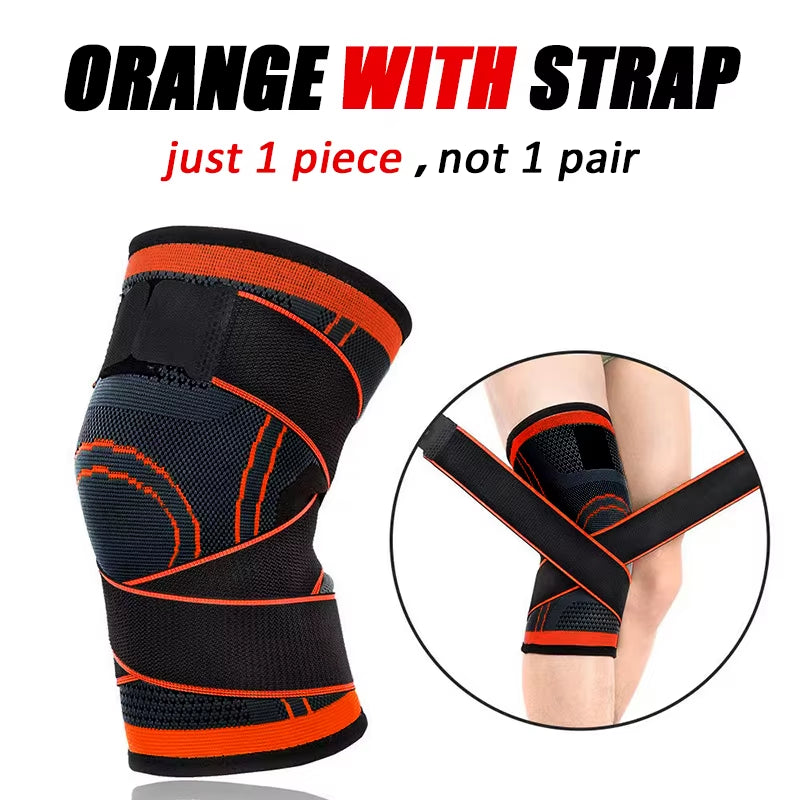 1Pc Knee Brace Knee Sleeve Support for Men and Women Knee Pads for Running, Hiking Meniscus Tear Arthritis Joint Pain Relief